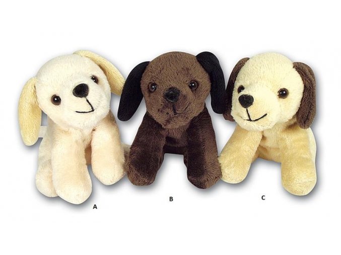 Plush dog 13 cm - plush toys