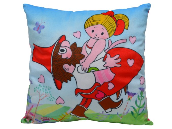 Pillow 30x30cm, Rumcajs love