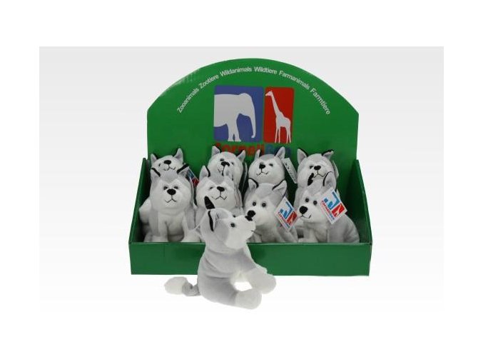 Plush husky 14 cm - plush toys