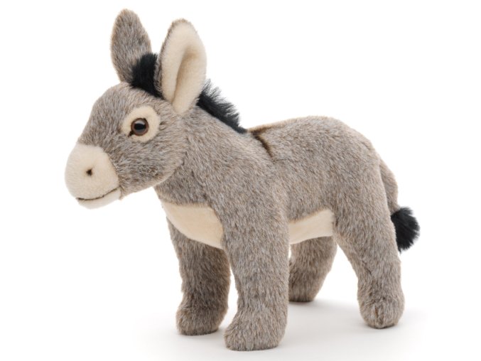 Plush donkey 22 cm - plush toys