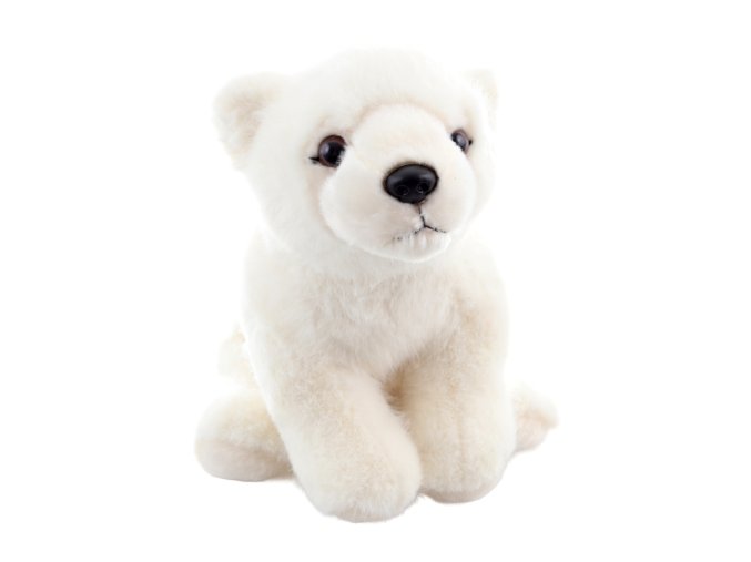 Plush polar bear 20 cm - plush toys