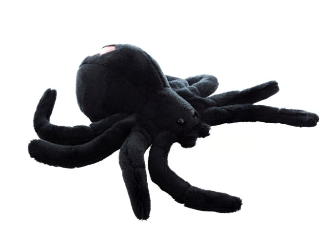 Plush spider black widow 23 cm - plush toys