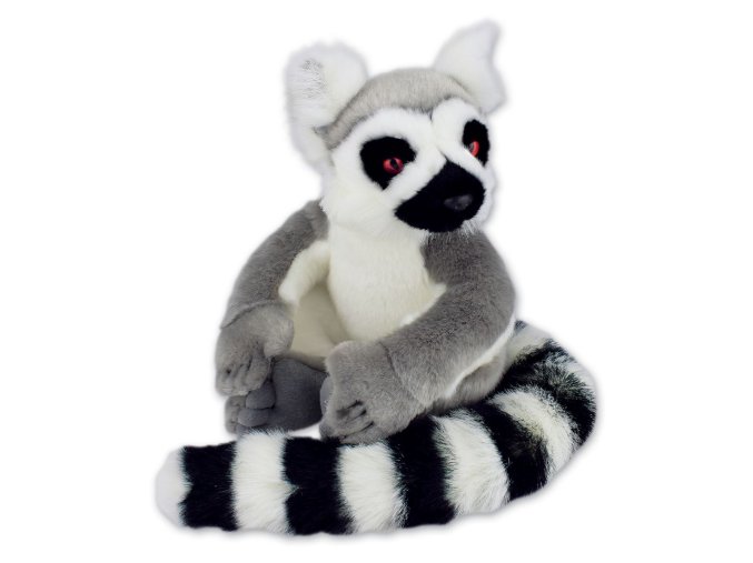 Plyšový lemur 25 cm - plyšové hračky