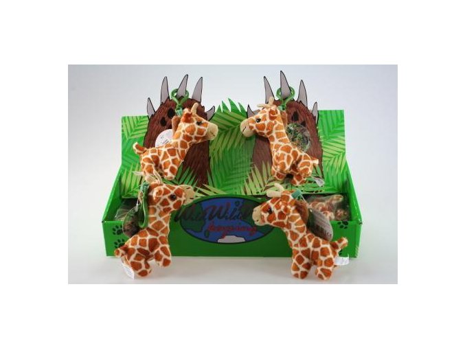 Plush giraffe keychain 12 cm - plush toys