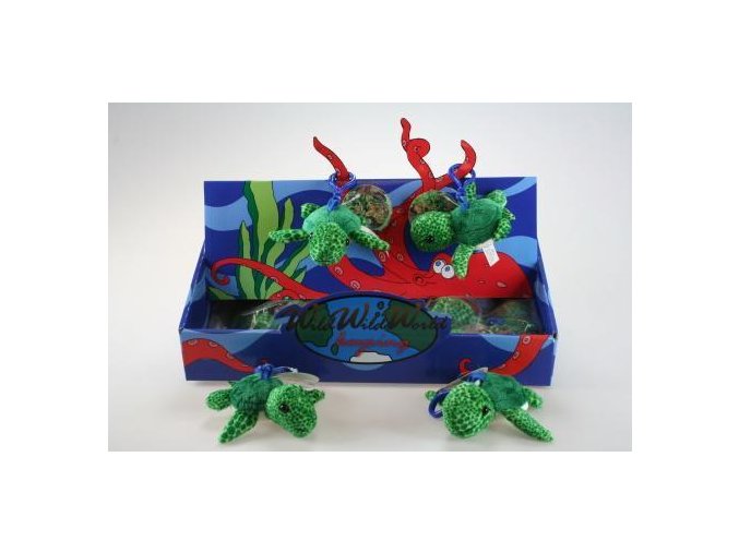 Plush turtle keychain 10 cm - plush toys
