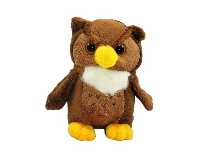 Plush owl 15 cm - plush toys