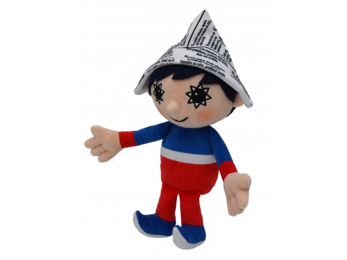 Plush Vecherníček 26 cm, red - plush toys