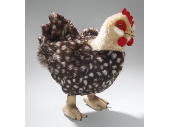 Plush hen with egg 35 cm - plush toys