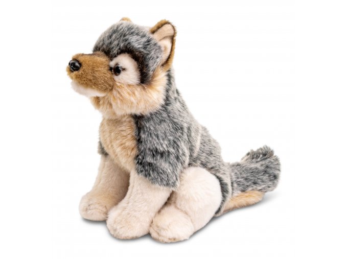 Plyšový vlk sedící 20 cm - plyšové hračky