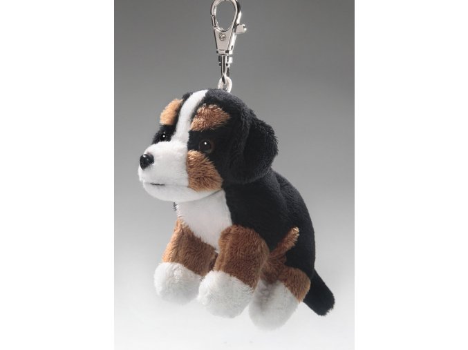 Plyšový bernský salašnický pes klíčenka 10 cm - plyšové hračky