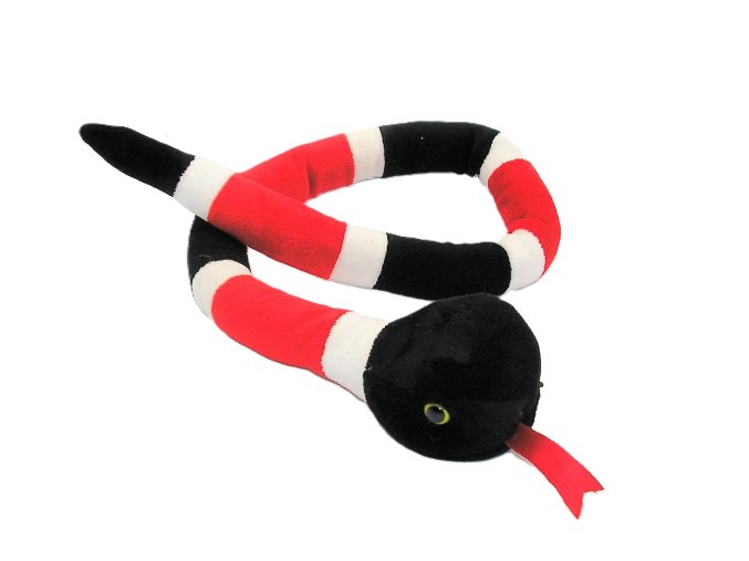 Plush snake coral 92 cm - plush toys