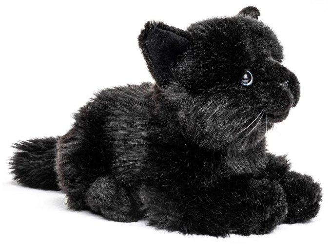 Plush cat black 28 cm - plush toys