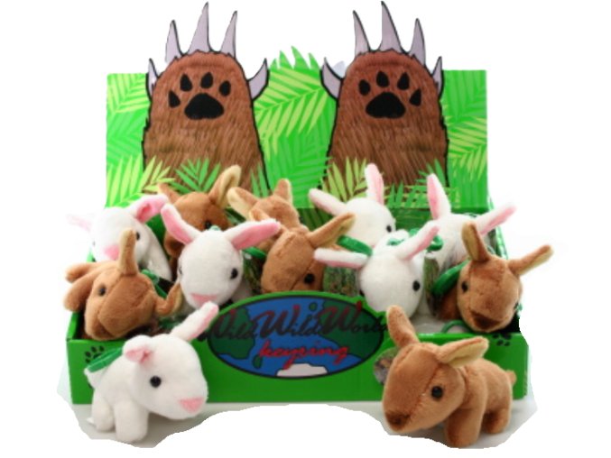 Plush rabbit keychain 11 cm - plush toys