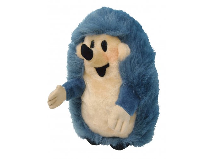 Plush Hedgehog 27cm, blue puppet - plush toys