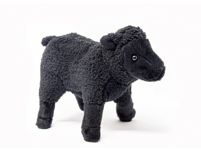 Plush sheep black 19 cm - plush toys