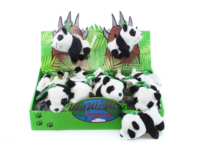 Plush panda keychain 12 cm - plush toys