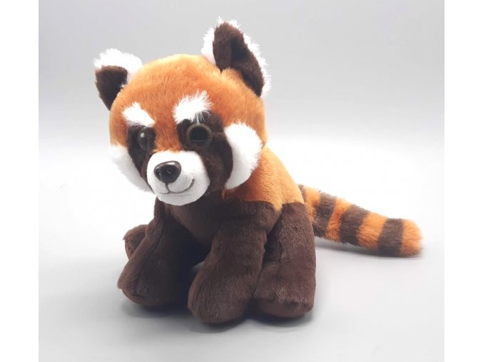 Plyšová panda červená 18 cm - plyšové hračky