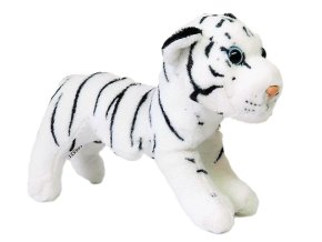 Plush tiger white 20 cm - plush toys
