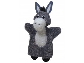 Plush donkey puppet 32cm - plush toys