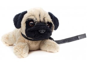 Plyšový mops 21 cm - plyšové hračky