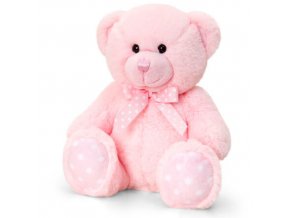 Plyšový medvídek růžový 25 cm - plyšové hračky