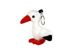 Plush stork keychain 18 cm - plush toys