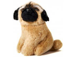 Plush pug 14 cm - plush toys