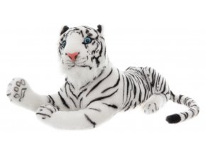 Plush tiger white 55 cm - plush toys