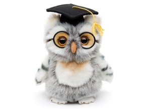 Plush wise owl 17 cm - plush toys