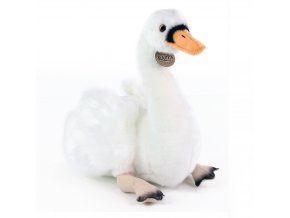 Plush swan 30 cm - plush toys