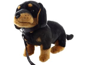 Plush dachshund 27 cm - plush toys