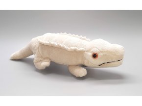 Plush crocodile white 25 cm - plush toys