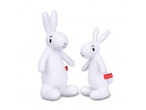Plyšoví králíci Bob 24 cm a Bobek 20 cm, 2dílná sada, plyšová hračka