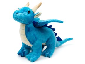 Plush dragon blue 20 cm - plush toys
