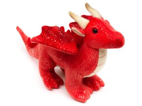 Plush dragon red 20 cm - plush toys