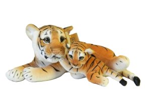 Plush tiger with cub 44 cm - plush toys