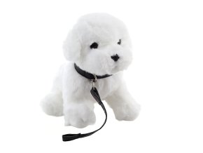 Plush Maltese dog 22 cm - plush toys