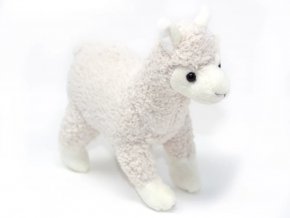 Plyšová lama bílá 23cm - plyšové hračky