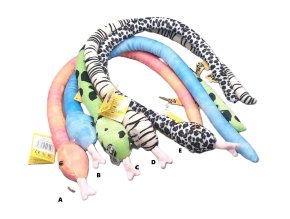 Plush snake 80 cm - plush toys