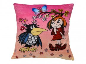 Pillow 30x30cm Little Witch, butterfly
