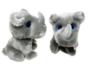 Plush rhinoceros 20 cm - plush toys
