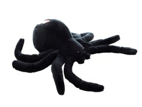 Plyšový pavouk černá vdova 23 cm - plyšové hračky