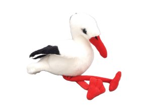 Plyšový čáp 16 cm - plyšové hračky