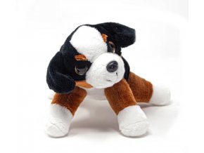 Plush Bernese Mountain Dog lying 20 cm - plush toys