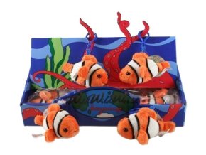 Plush clown fish keychain 12 cm - plush toys