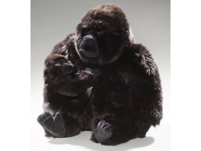 Plyšová gorila s mládětem 30 cm - plyšové hračky