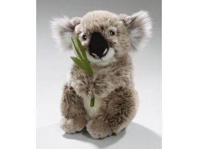 Plyšová koala s listem 16 cm - plyšové hračky