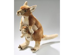 Plyšový klokan s mládětem 45 cm - plyšové hračky