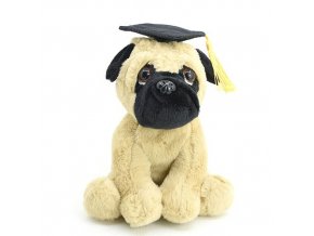 Plush pug 16 cm - plush toys