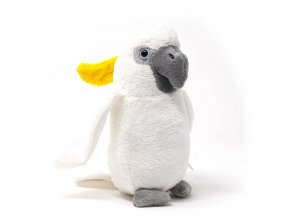 Plush cockatoo parrot 17cm - plush toys